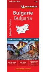 Bulgaria - Michelin National Map 739