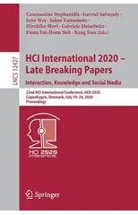 HCI International 2020 – Late Breaking Papers