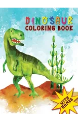 Dinosaur Coloring Book for Kids Ages 3 and Up