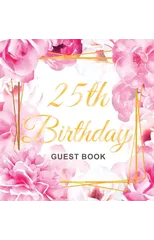 25th Birthday Guest Book