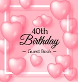 40th Birthday Guest Book
