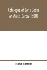 Catalogue of early books on music (before 1800)