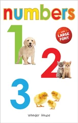 Numbers 1,2,3- Early Learning Board Book With Large Font