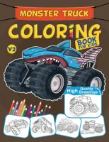 Monster Truck Coloring Book For Kids