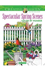 Creative Haven Spectacular Spring Scenes Color by Number