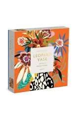 Kitty McCall Leopard Vase 144 Piece Wood Puzzle