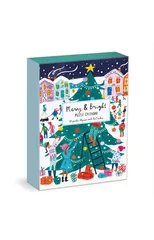 Louise Cunningham Merry and Bright 12 Days of Christmas Advent Puzzle Calendar