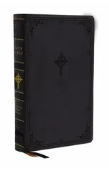 NABRE, New American Bible, Revised Edition, Catholic Bible, Large Print Edition, Leathersoft, Black, Thumb Indexed, Comfort Print