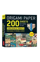 Origami Paper 200 sheets Japanese Hiroshige Prints 6.75 inch
