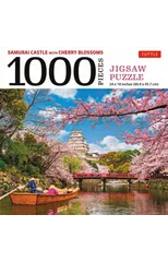 Samurai Castle with Cherry Blossoms 1000 Piece Jigsaw Puzzle