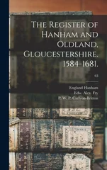The Register of Hanham and Oldland, Gloucestershire. 1584-1681.; 63