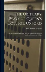 The Obituary Book of Queen's College, Oxford