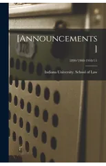 [Announcements]; 1899/1900-1910/11