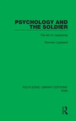 Psychology and the Soldier