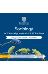 Cambridge International AS & A Level Sociology Digital Teacher's Resource Access Card