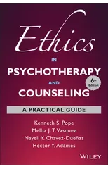 Ethics in Psychotherapy and Counseling