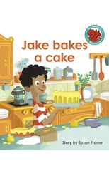 Jake bakes a cake
