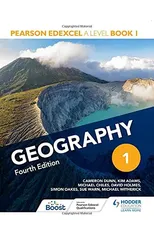 Pearson Edexcel A Level Geography Book 1 Fourth Edition