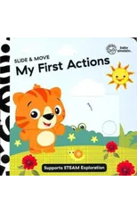 Baby Einstein Slide & Move My First Actions Novelty Board Book