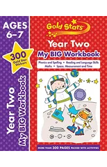 Gold Stars Year Two My BIG Workbook (Includes 300 gold star stickers, Ages 6 - 7)