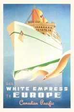 Vintage Journal White Empress Ocean Liner
