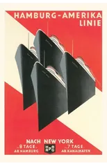 Vintage Journal Hamburg Amerika Line Ships