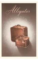 Vintage Journal Alligator Luggage