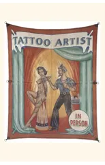 Vintage Journal Tattoo Artist in Person