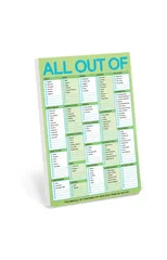 Knock Knock All Out Of Pad with Magnet (Pastel Edition)