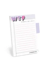 Knock Knock WTF Sticky Note with Tabs Pad