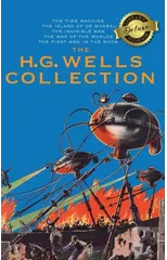 The H. G. Wells Collection (5 Books in 1) The Time Machine, The Island of Doctor Moreau, The Invisible Man, The War of the Worlds, The First Men in the Moon (Deluxe Library Binding)