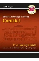 GCSE English Edexcel Poetry Guide - Conflict Anthology includes Online Edition, Audio & Quizzes