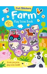 Felt Stickers Farm Play Scene Book