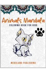 Animals mandala coloring book for kids 6-12