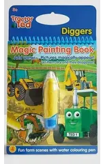 Tractor Ted Magic Painting Book - Diggers