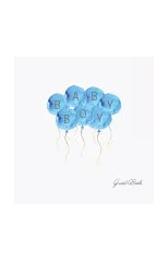 Boy baby shower guest book (Hardback)