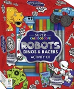 Super Kaleidoscope Activity Kit Robots Dinos and Racers