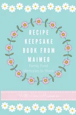 Recipe Keepsake Book from Maimeo