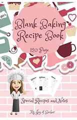 Blank Baking Recipe Book