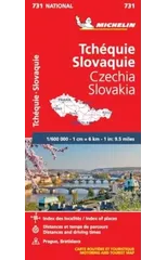 Czech Republic, Slovak Republic - Michelin National Map 731