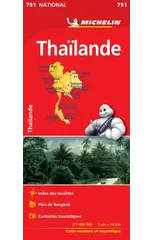 Thailand - Michelin National Map 751