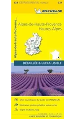 Alpes-de-Haute-Provence, Hautes-Alpes - Michelin Local Map 334