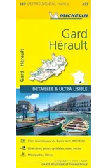 Gard, Herault - Michelin Local Map 339