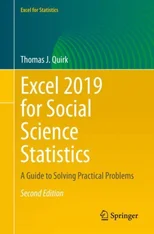 Excel 2019 for Social Science Statistics