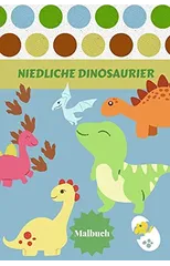 Niedliche Dinosaurier Malbuch