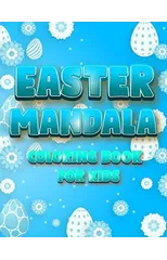 Easter Mandala Coloring Book For Kids