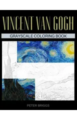 Vincent Van Gogh Grayscale Coloring Book