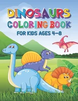 Dinosaur Coloring Book for Kids Ages 4-8
