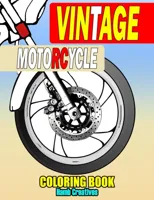 Vintage Motorcycle Coloring Book