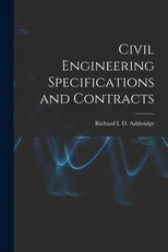 Civil Engineering Specifications and Contracts